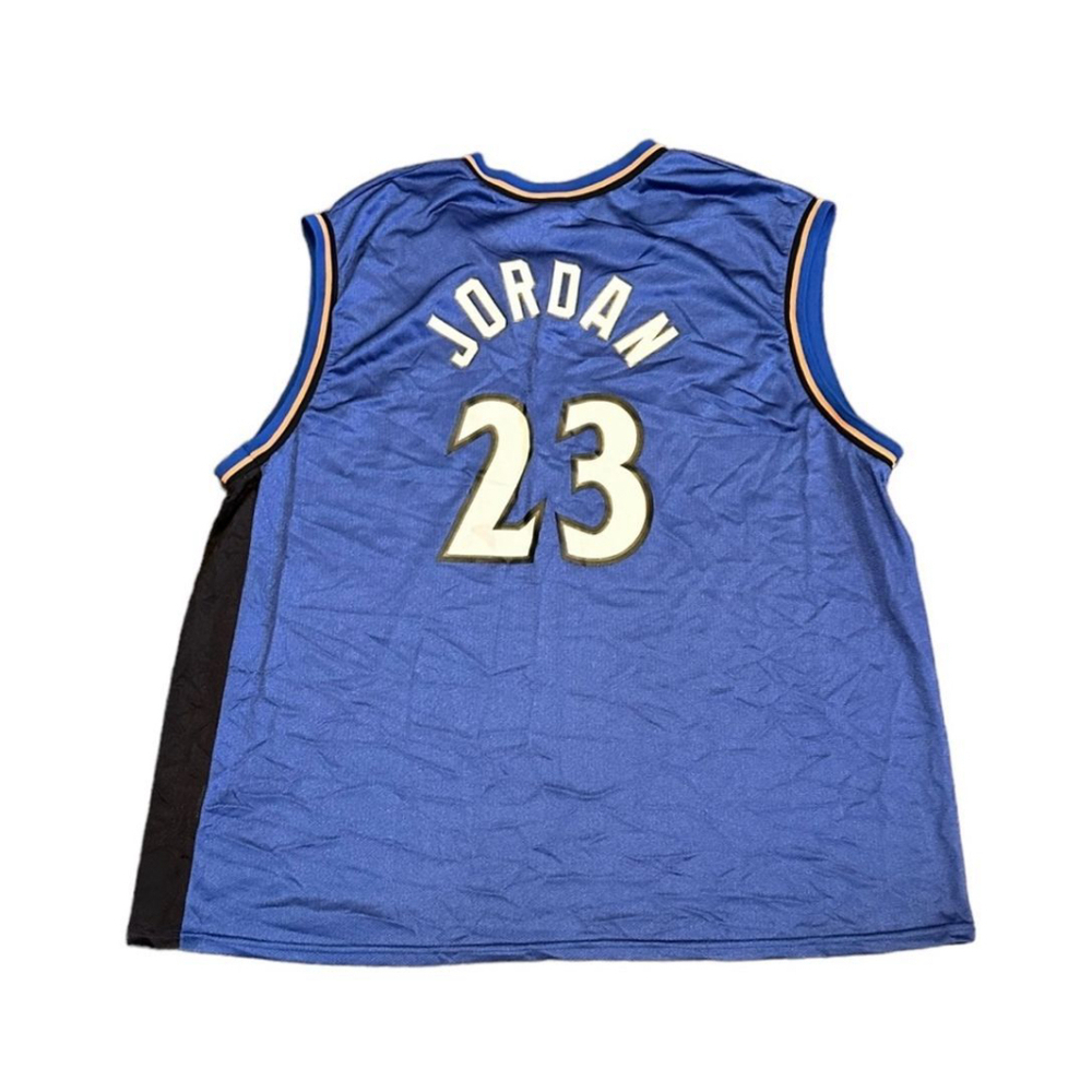 Vintage 2001 Washington Wizards NBA MICHAEL JORDAN #23 Jersey CHAMPION Sz XL 48 - Picture 6 of 8